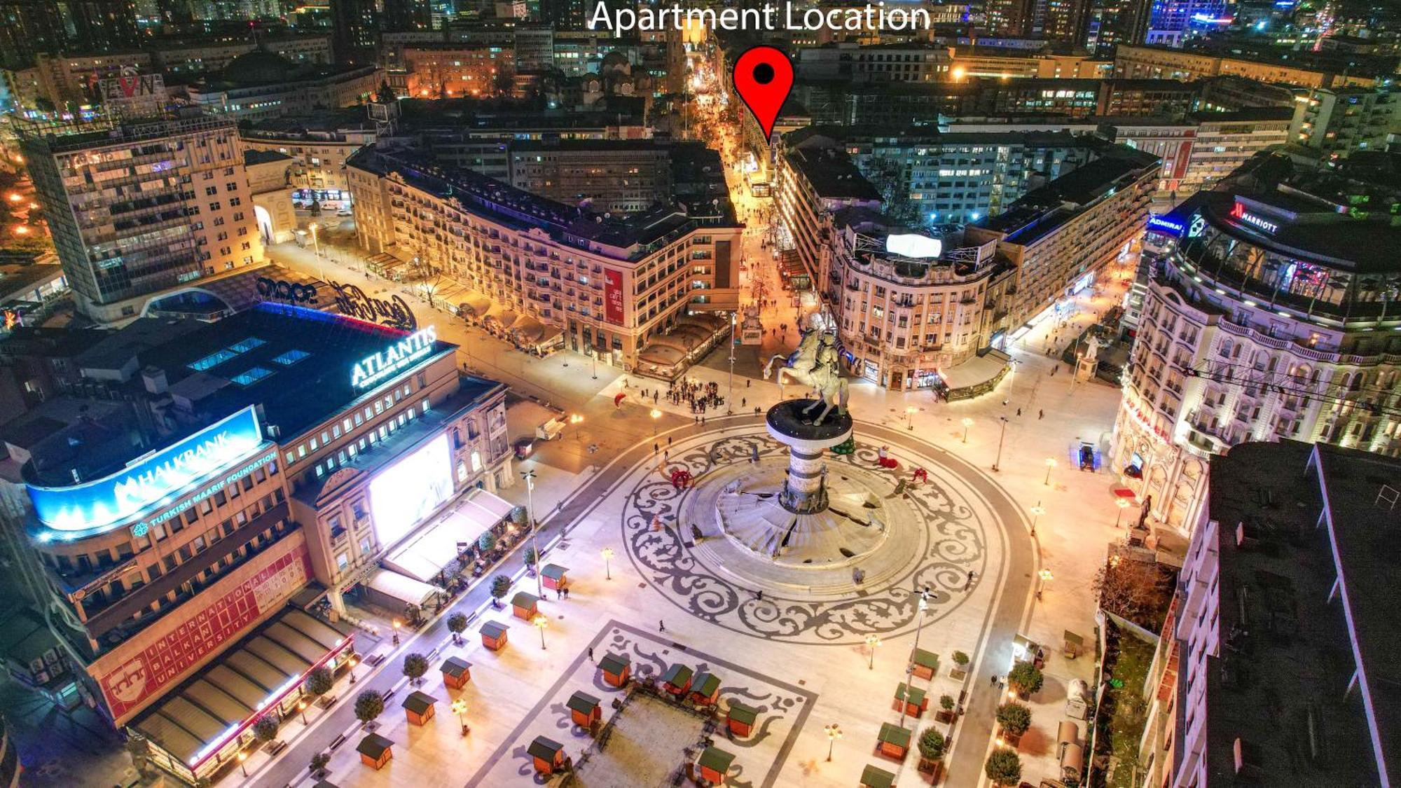 Apartment Skopje Square Exterior foto