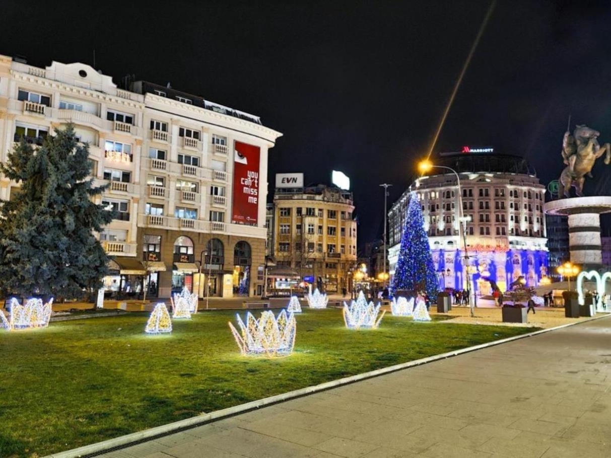Apartment Skopje Square Exterior foto