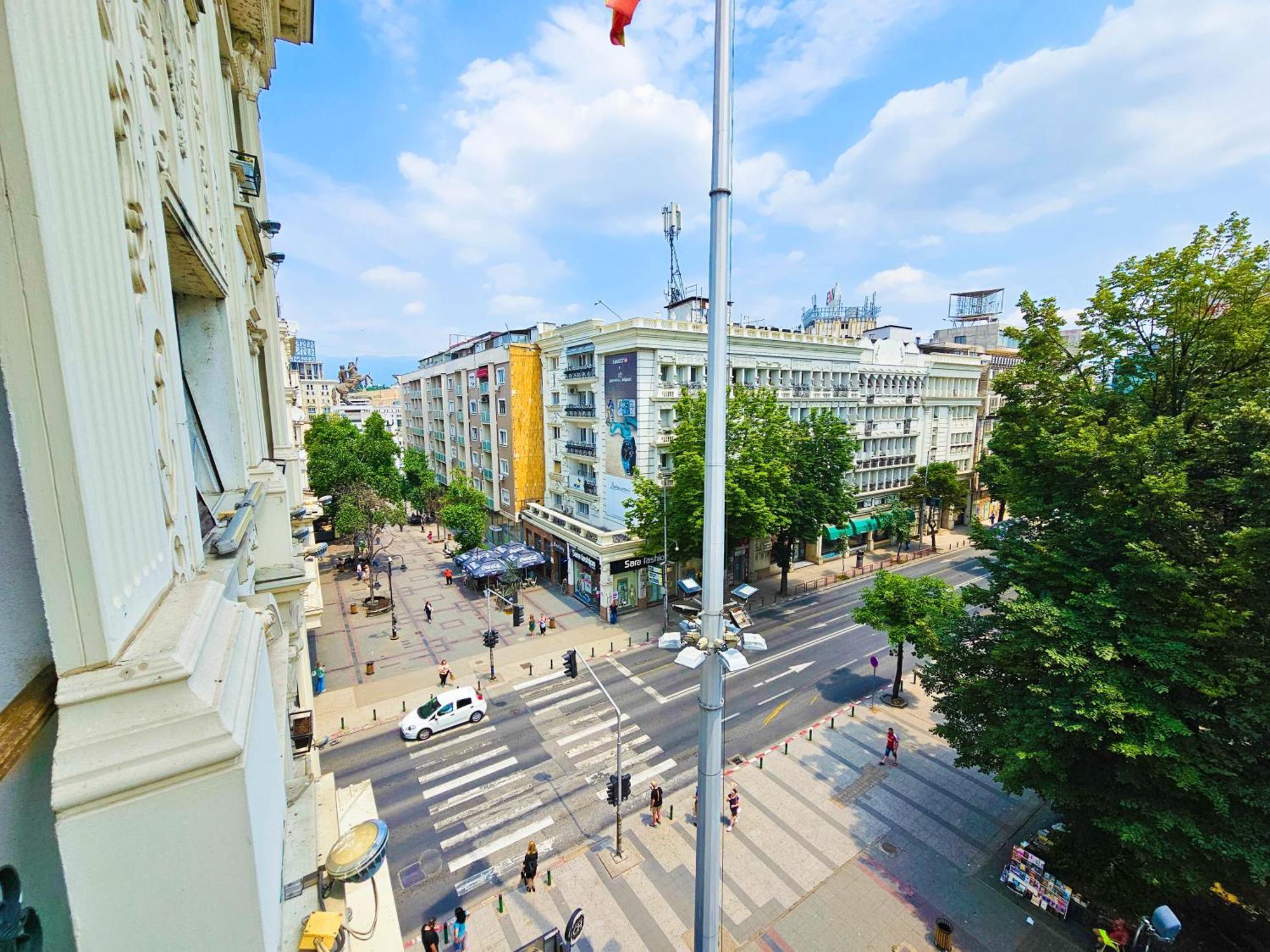 Apartment Skopje Square Exterior foto